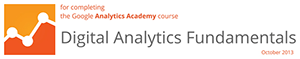 Google Digital Analytics Fundamentals