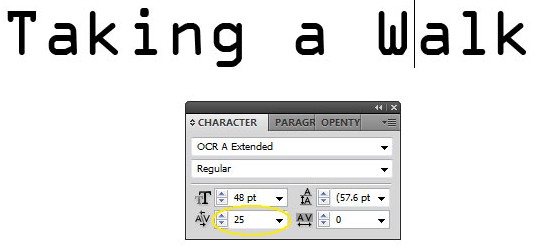Manual Kerning Screenshot