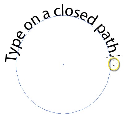 Type on Closed Path Screenshot