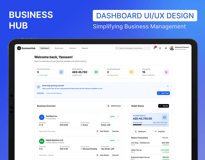Business-Hub-Dashboard